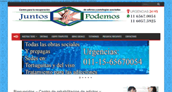 Desktop Screenshot of fundacionjuntospodemos.com