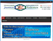 Tablet Screenshot of fundacionjuntospodemos.com